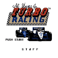 Al Unser Jr Turbo Racing Title Screen